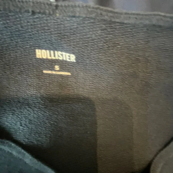 Hollister & Abercrombie Fitch‎ Blue Sweatshirt Size S Cozy Fleece Lined - Picture 6 of 8